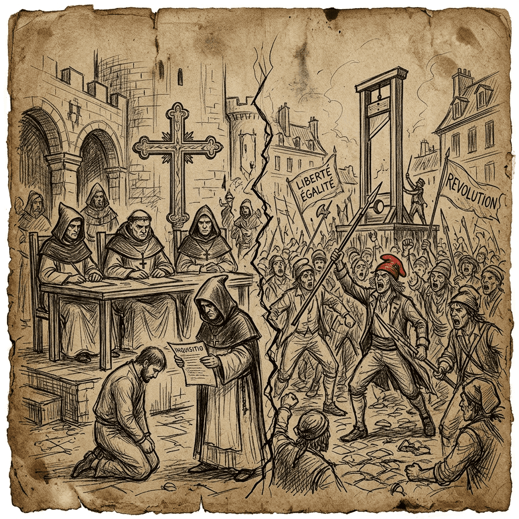 La Mentira Histórica del Iluminismo: El Judicium de la Santa Inquisición Frente al Terror de la Revolución Francesa (Parte 1)